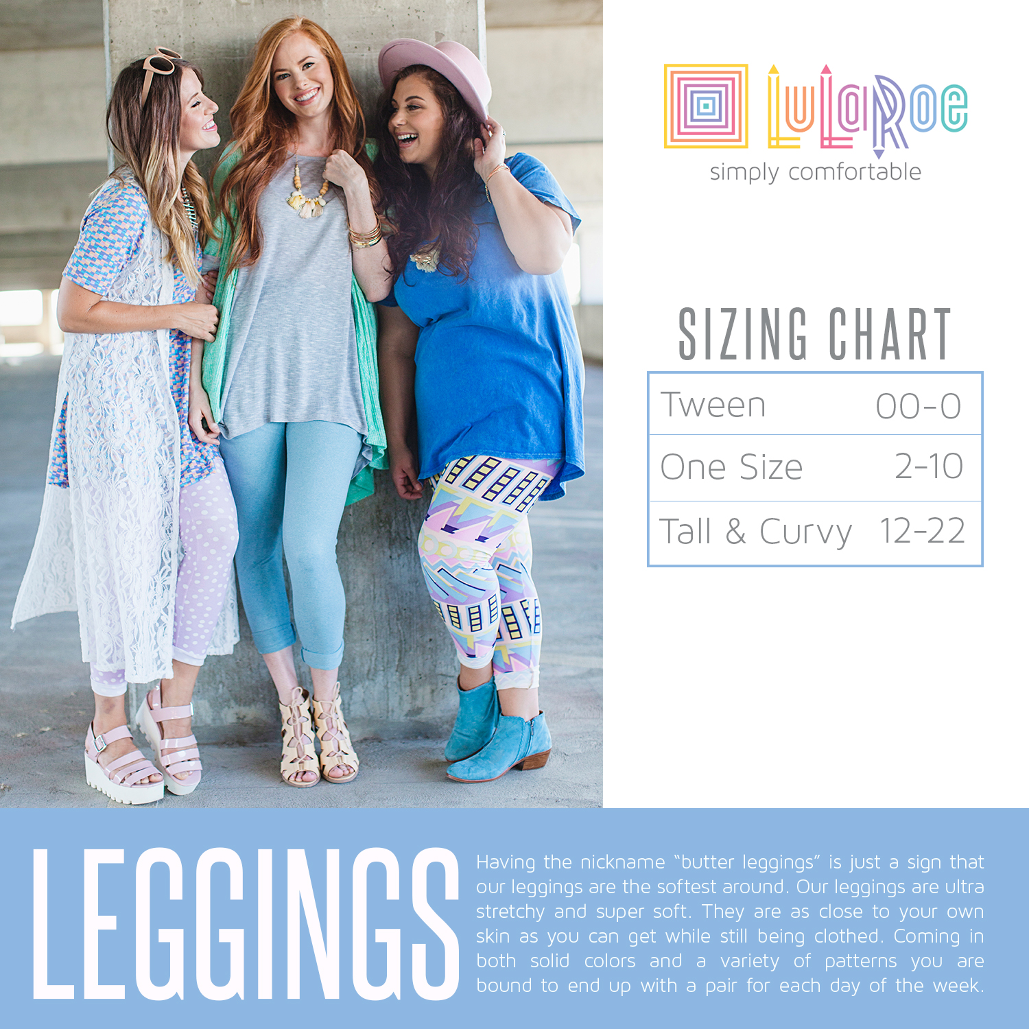 lularoe leggings sizes